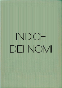 Indice dei Nomi